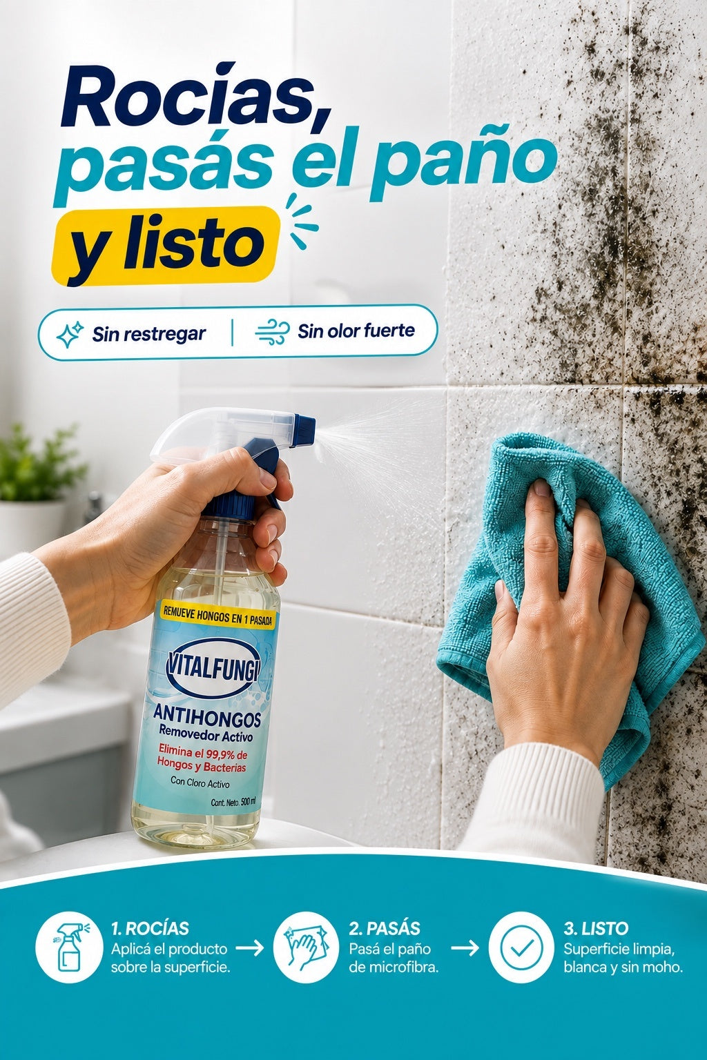 VitalFungi – Antihongos y Antimoho para Paredes | Elimina el Moho y Previene su Regreso
